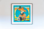 Skeleton space-man sombrero vibes - right on for your Taos visit.